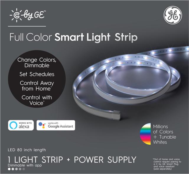 GE Cync Full Color Smart LED Light Strip (80-inch Light Strip + Power Supply)